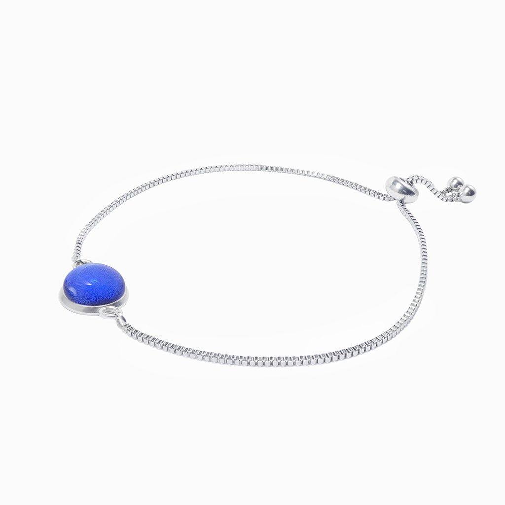 BRACELET EMERAUDE ~ IRIS BLUE | ST. STEEL | PERFECT FIT | REFLET[proBRACELET EMERAUDE ~ IRIS BLUEduct_vendor]MicrocosmosPRODUCT INFORMATION

Exclusive Microcosmoses Glass Reflet™
Base: Stainless Steel Perfect Fit adjustable slide closure up to 9", 22 cm.

Bracelet chain thickness 2 mmBRACELET STEEL